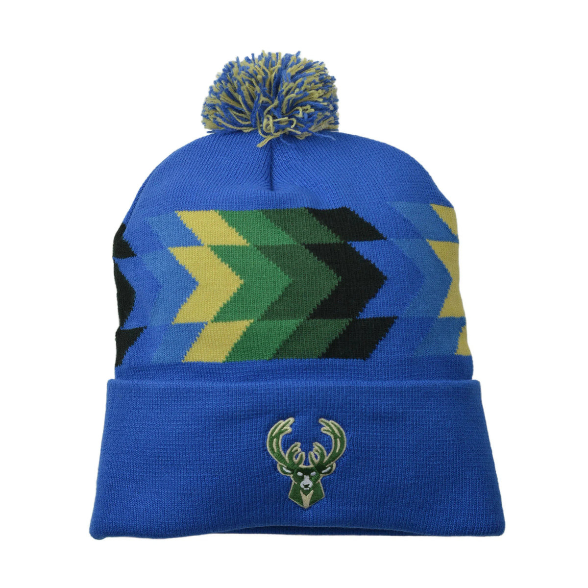 '47 Milwaukee Bucks NBA Montego Knit Cuffed Beanie, Winter Hat with Pom