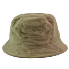 Katin Corduroy Script Logo Bucket Hat – Tan Retro Surf Style