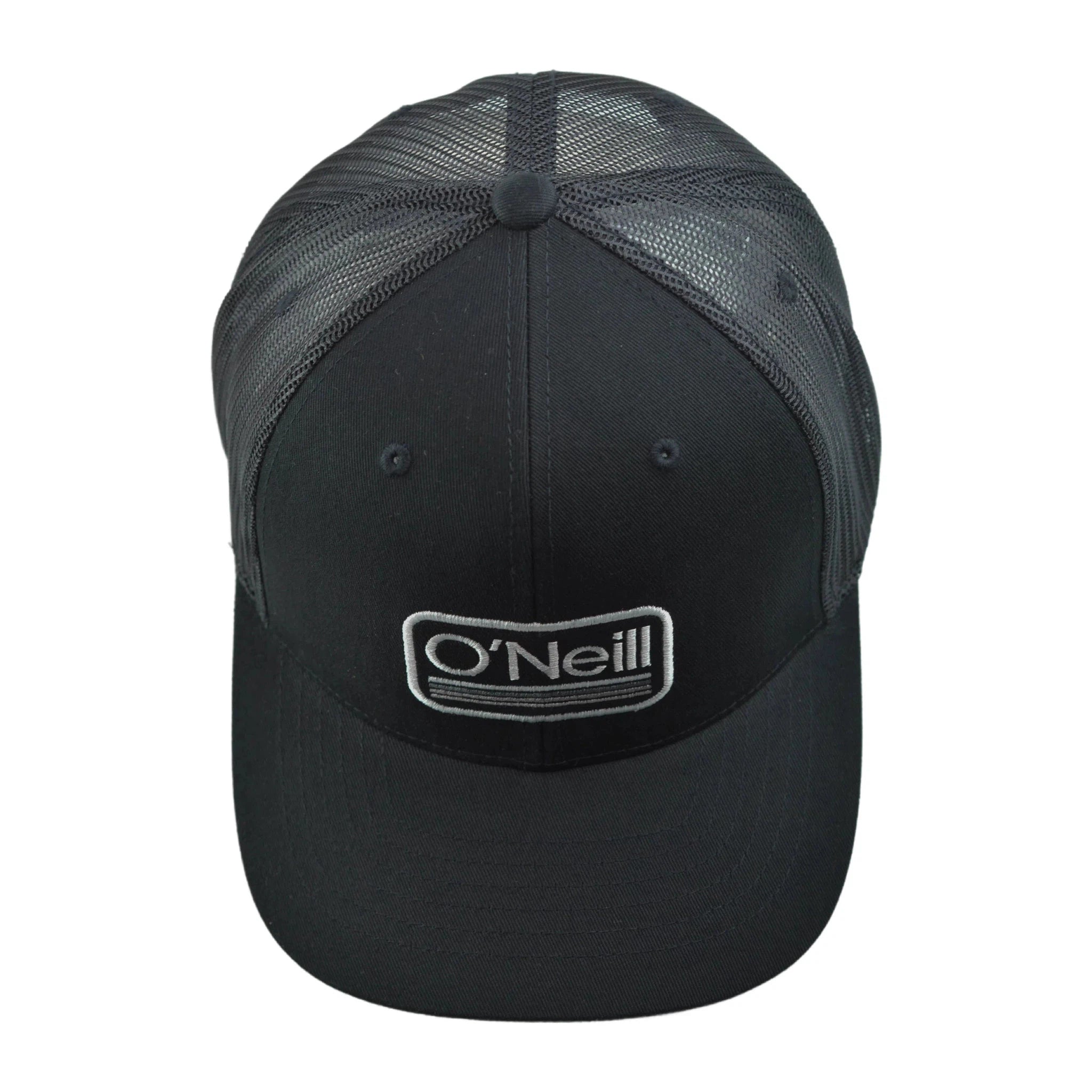 O'Neill Headquarters Black O'neill Logo Men's Snapback Cap Adjustable Hat