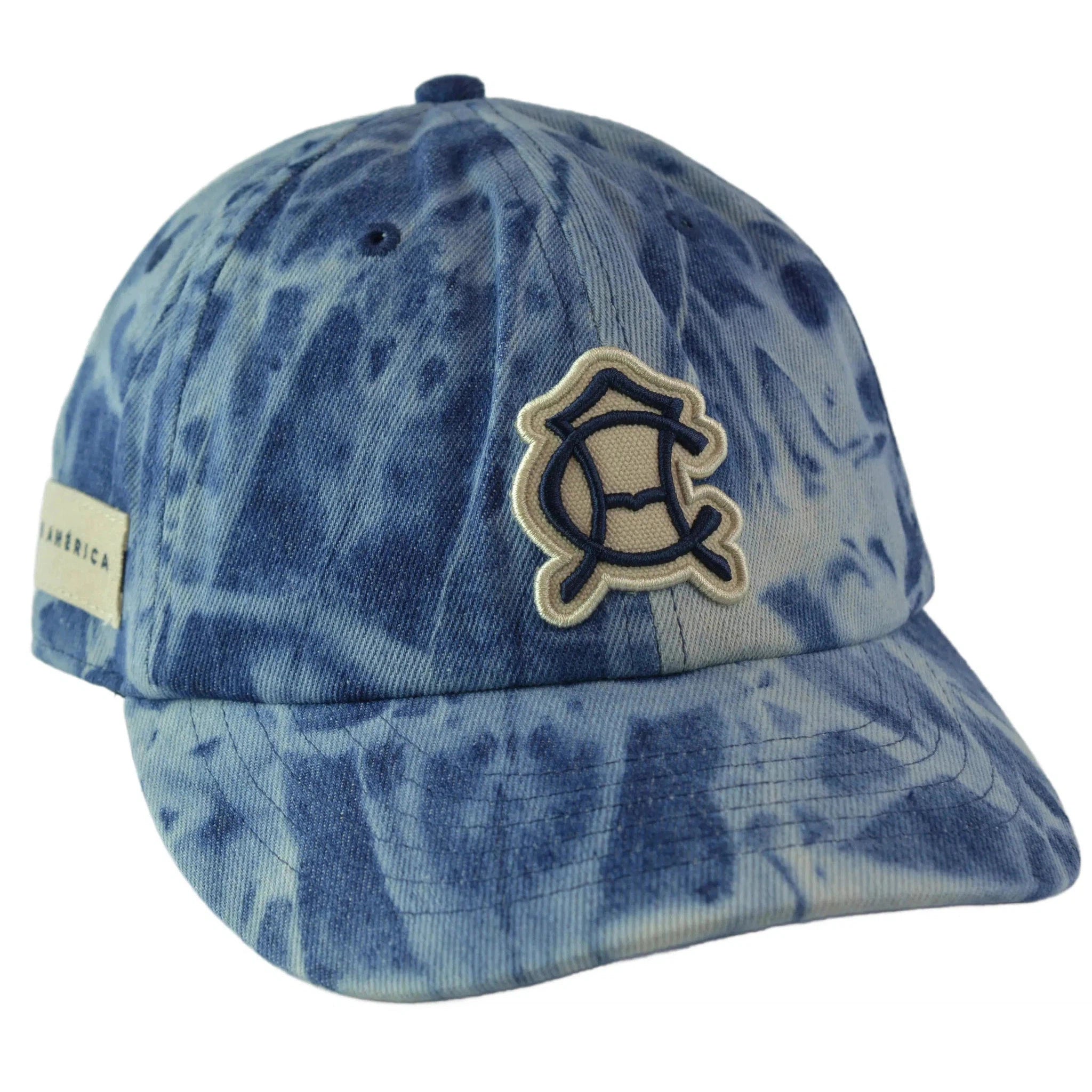 Club America FC Football Club Soccer Team Ranch Denim Blue Strap back Hat