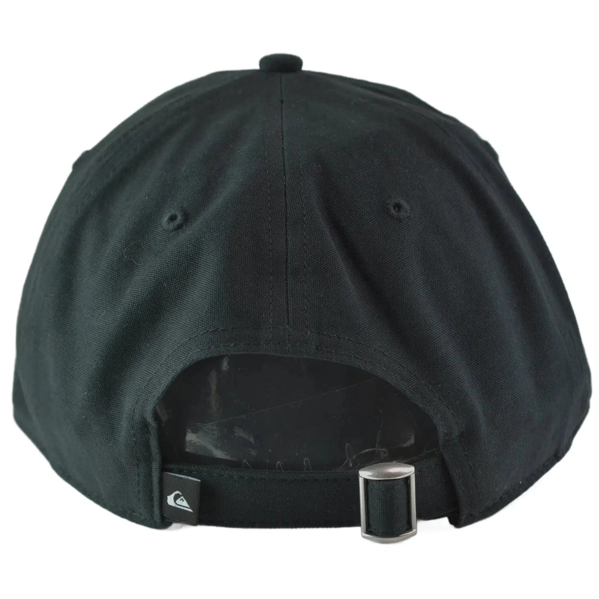 Quiksilver Wash Buckler Relaxed Fit Adjustable Black Strapback Hat