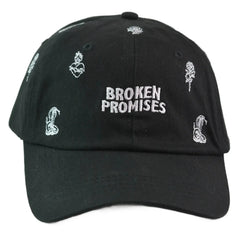 Broken Promises Fortune Black Dad Hat – Adjustable Streetwear Cap
