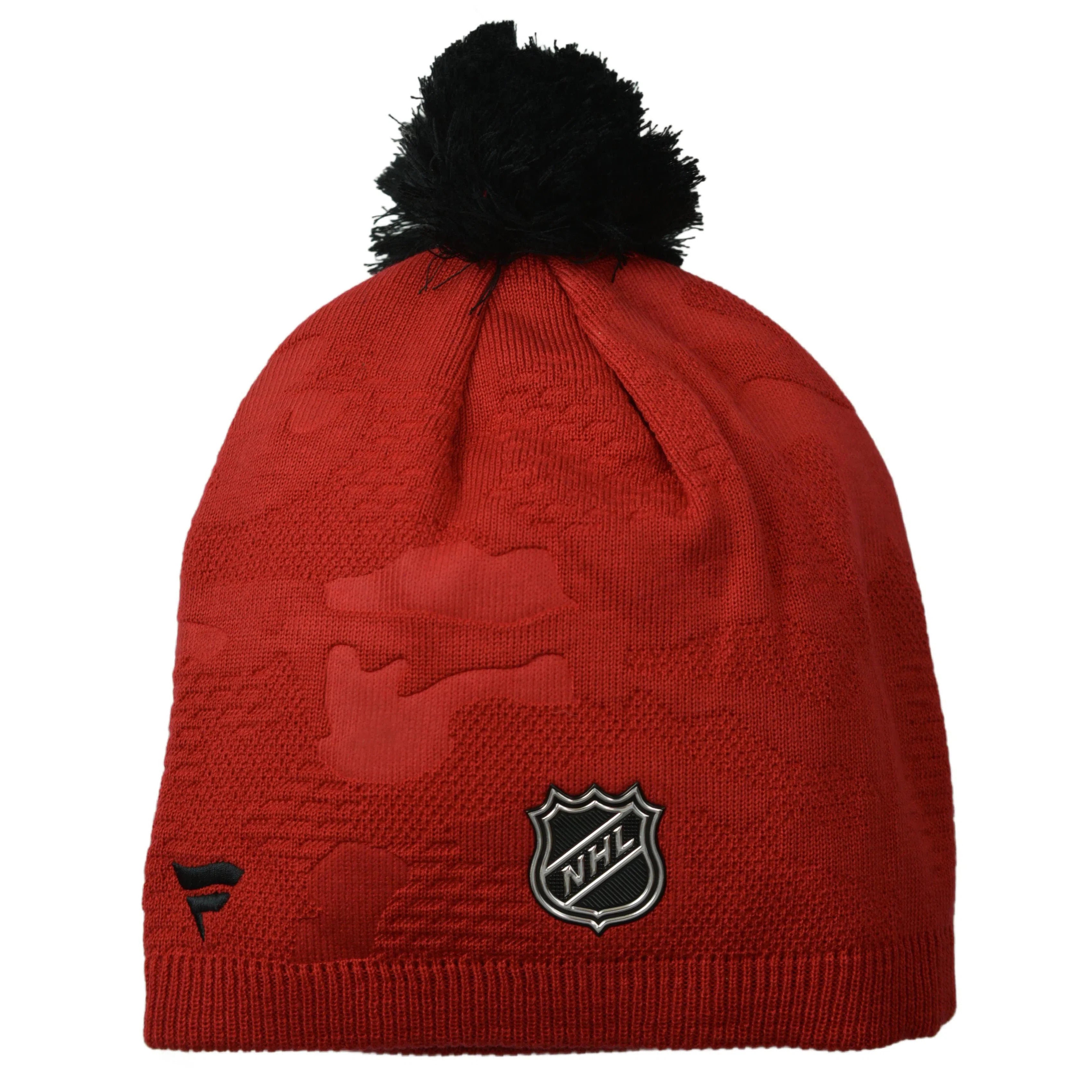 Chicago Blackhawks Women's NHL Pro Team Locker Room Knit Beanie Pom Winter Hat