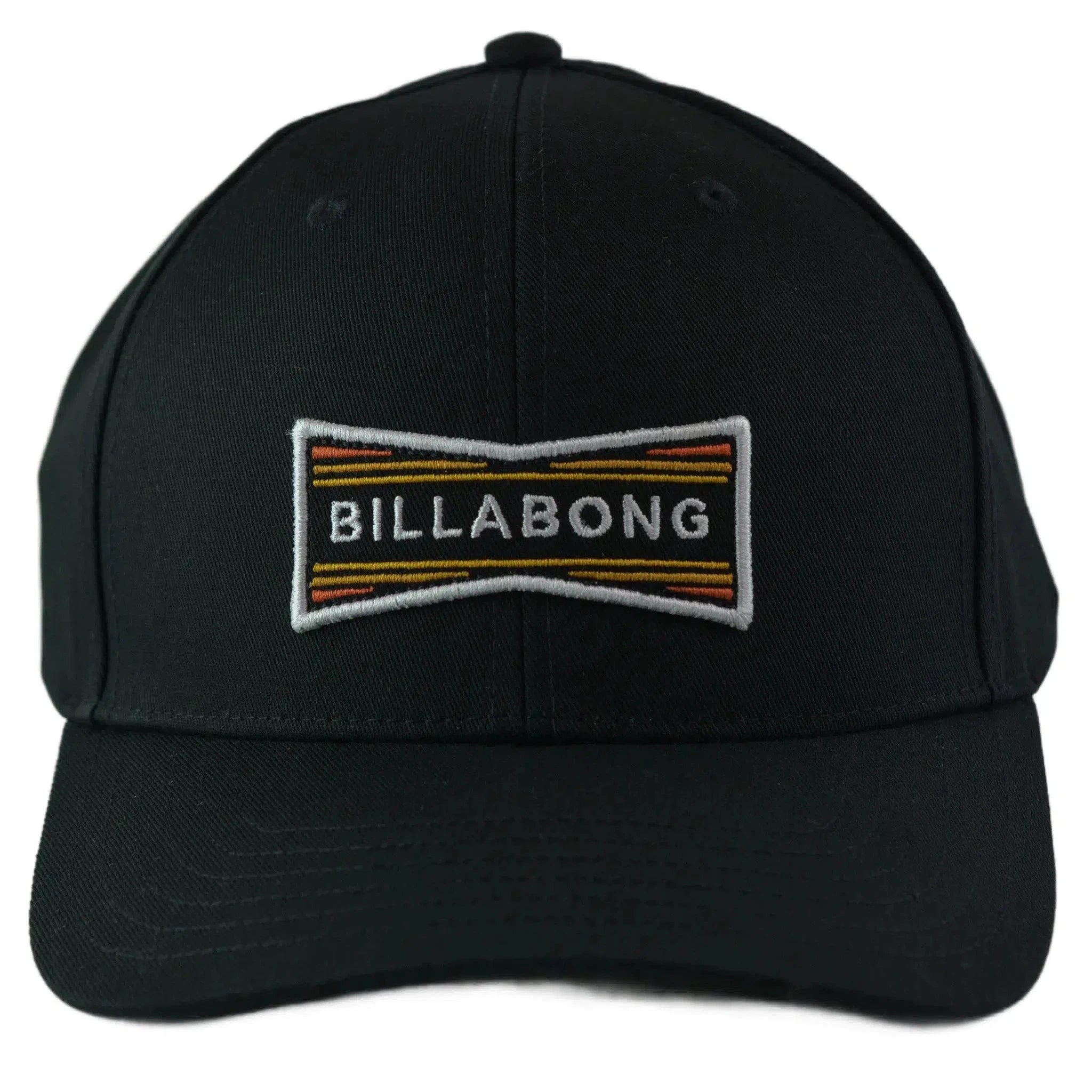 Billabong Walled Logo Black Snapback Cap Adjustable Hat