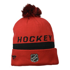 Chicago Blackhawks NHL Pro Team Locker Room Knit Beanie Winter Hat with Pom