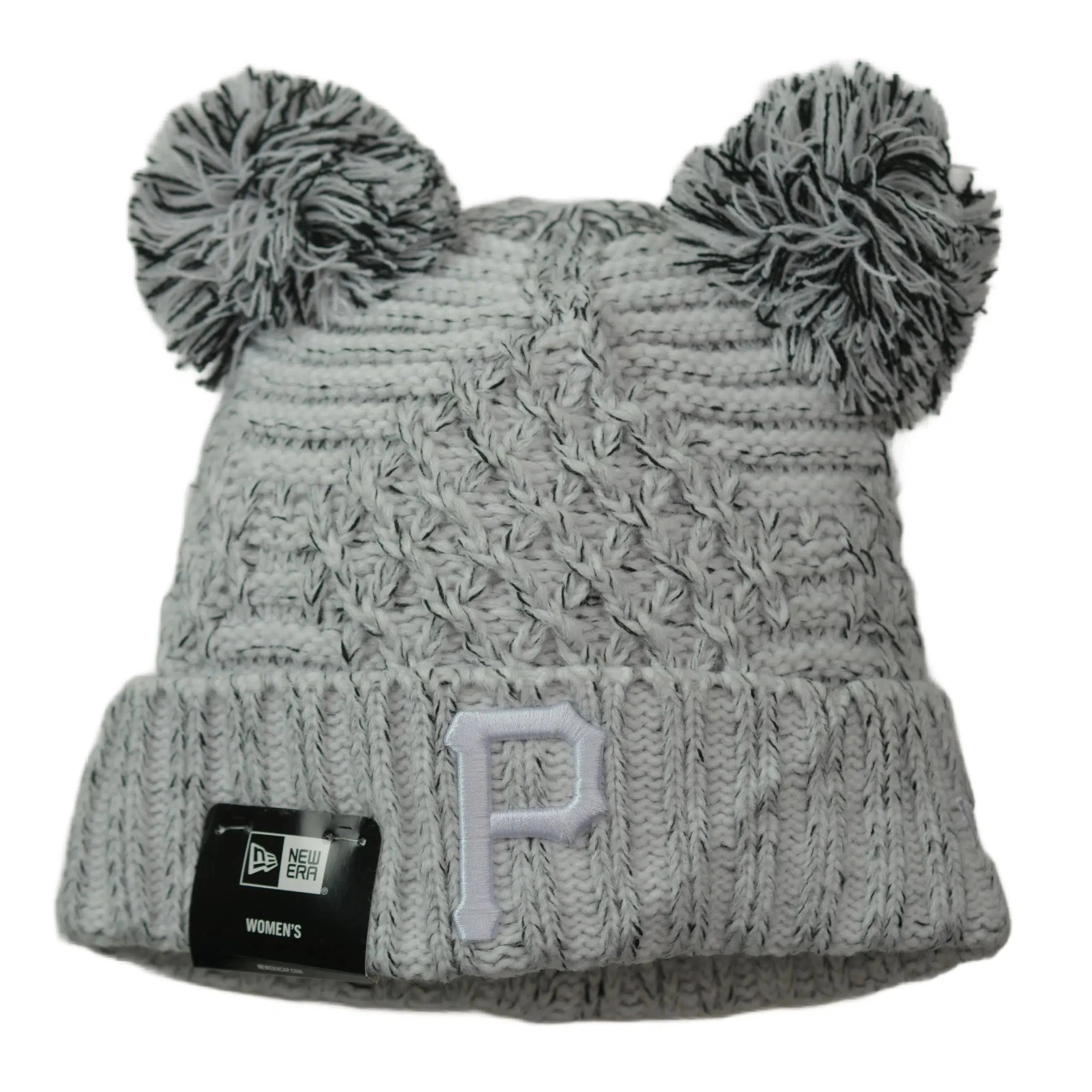 Pittsburgh Pirates New Era Women's MLB Dueling Poms Knit Cuffed Beanie Winter Hat