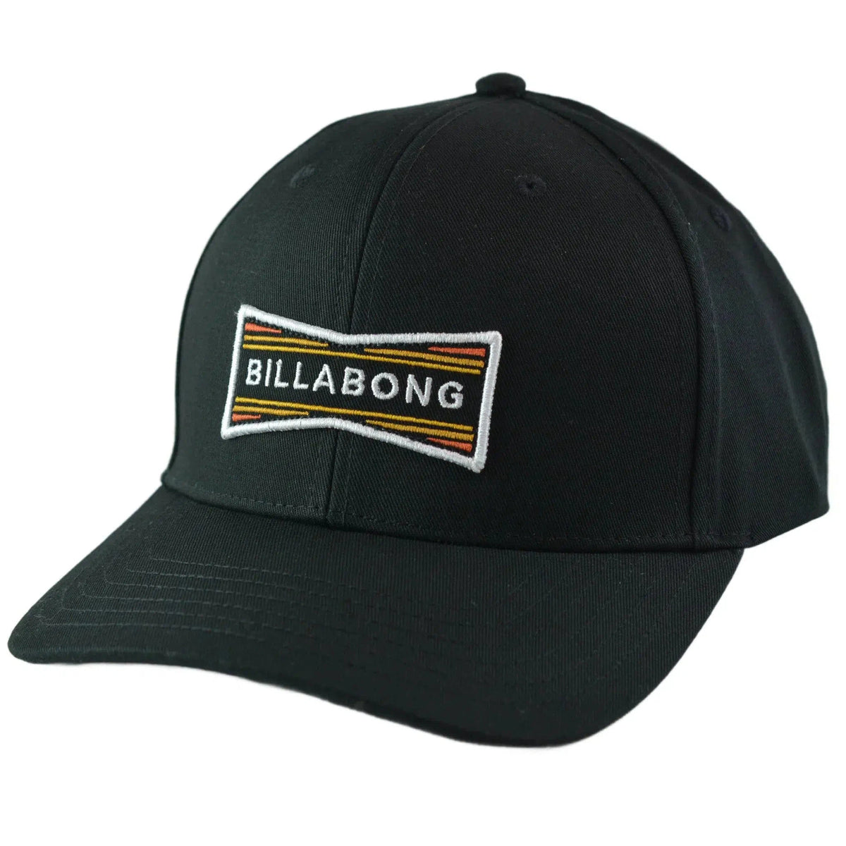 Billabong Walled Logo Black Snapback Cap Adjustable Hat