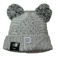 Pittsburgh Pirates New Era Women's MLB Dueling Poms Knit Cuffed Beanie Winter Hat