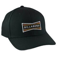 Billabong Walled Logo Black Snapback Cap Adjustable Hat