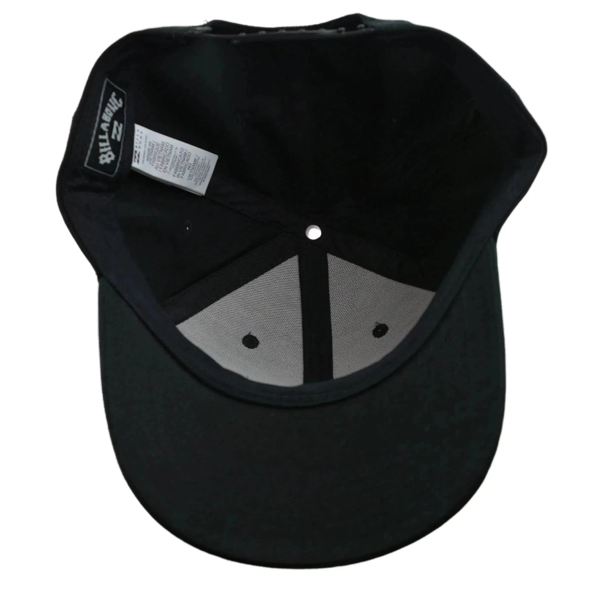 Billabong Walled Logo Black Snapback Cap Adjustable Hat