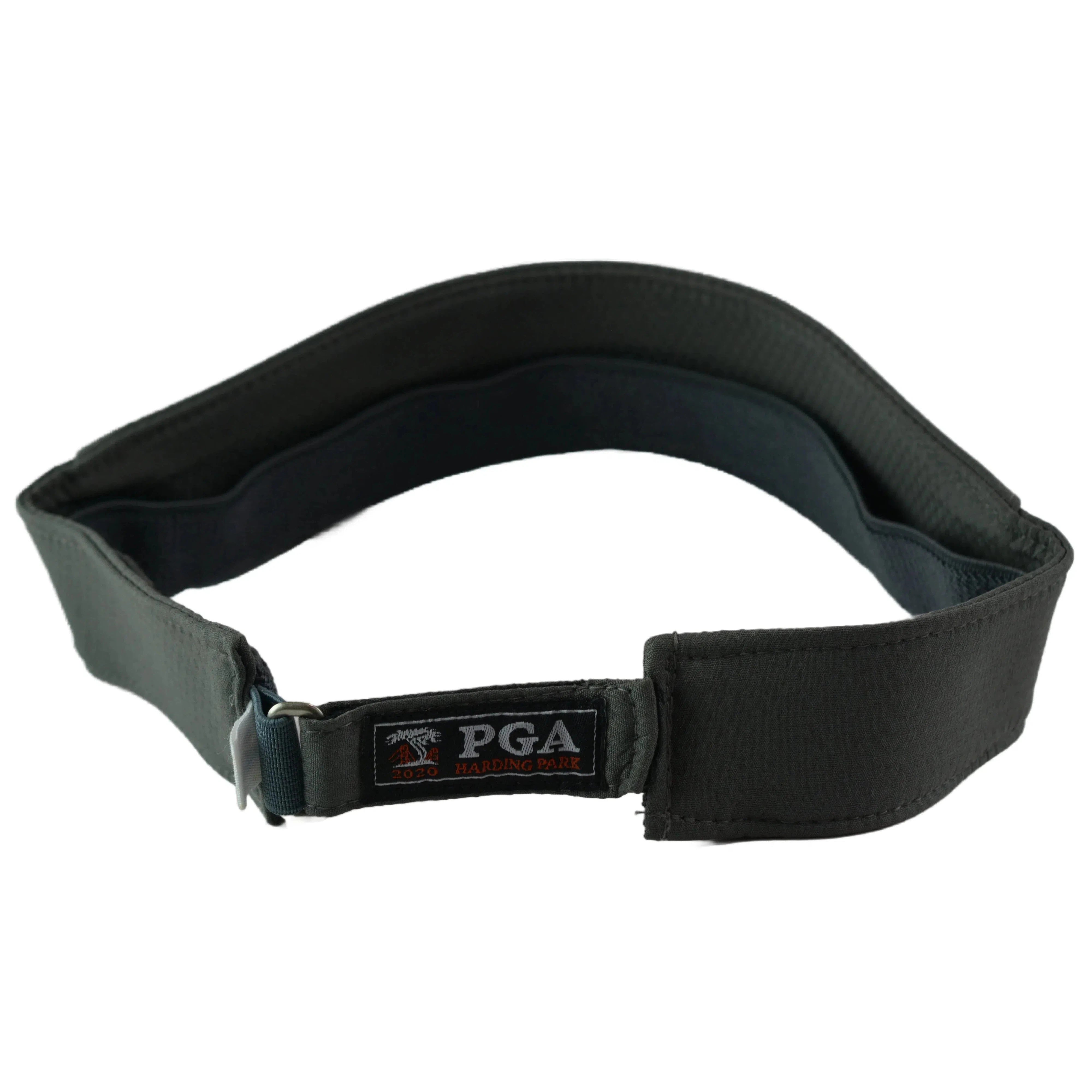 PGA Harding Park Hi Performance Gray Golf Adjustable Sun Visor by Ahead