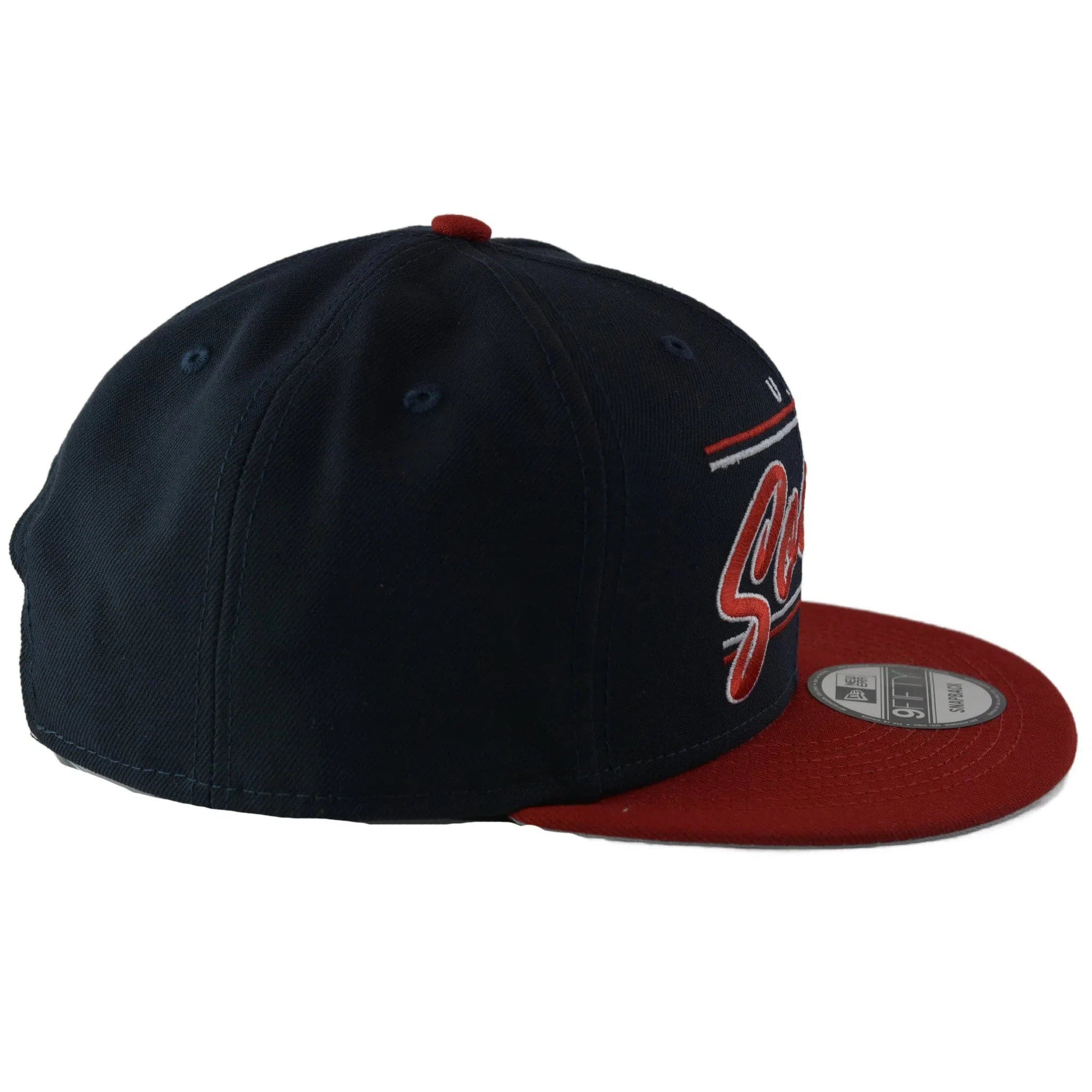 New Era 9FIFTY Team USA Olympic Soccer Navy Blue & Red Men's Snapback Hat