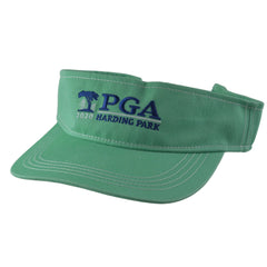 PGA Harding Park Pigment Dye Women's Mint Green Golf Sun Visor by Ahead