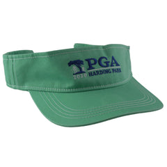 PGA Harding Park Pigment Dye Women's Mint Green Golf Sun Visor by Ahead