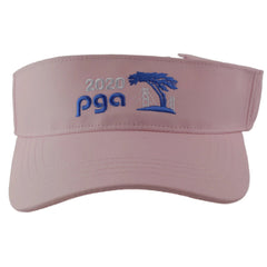 PGA Harding Park Pigment Dye Women's Pink Golf Sun Visor by Ahead