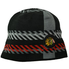 OTH Chicago Blackhawks NHL Old Time Hockey Team Knit Beanie Un-cuffed Winter Hat