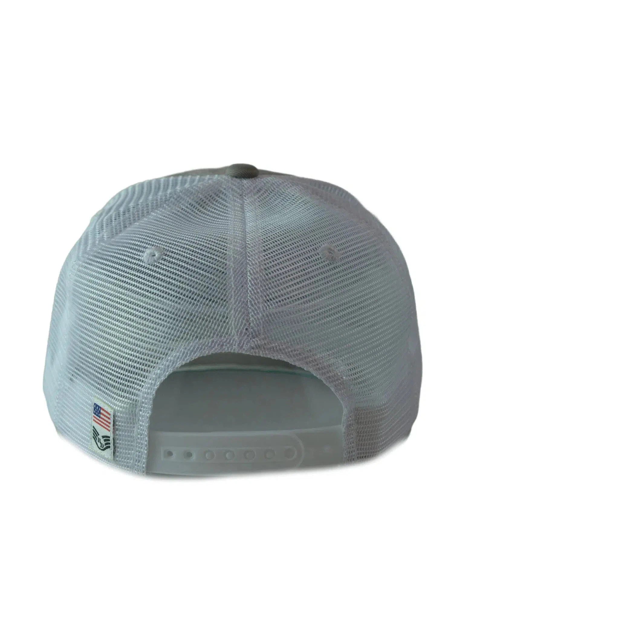 NASA Two Tone Adjustable Mesh Back Snapback Men's Gray & White Hat by Rapid Dominance