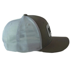 NASA Two Tone Adjustable Mesh Back Snapback Men's Gray & White Hat by Rapid Dominance