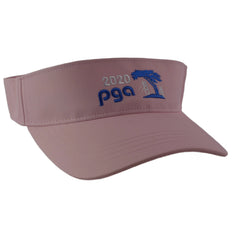 PGA Harding Park Pigment Dye Women's Pink Golf Sun Visor by Ahead