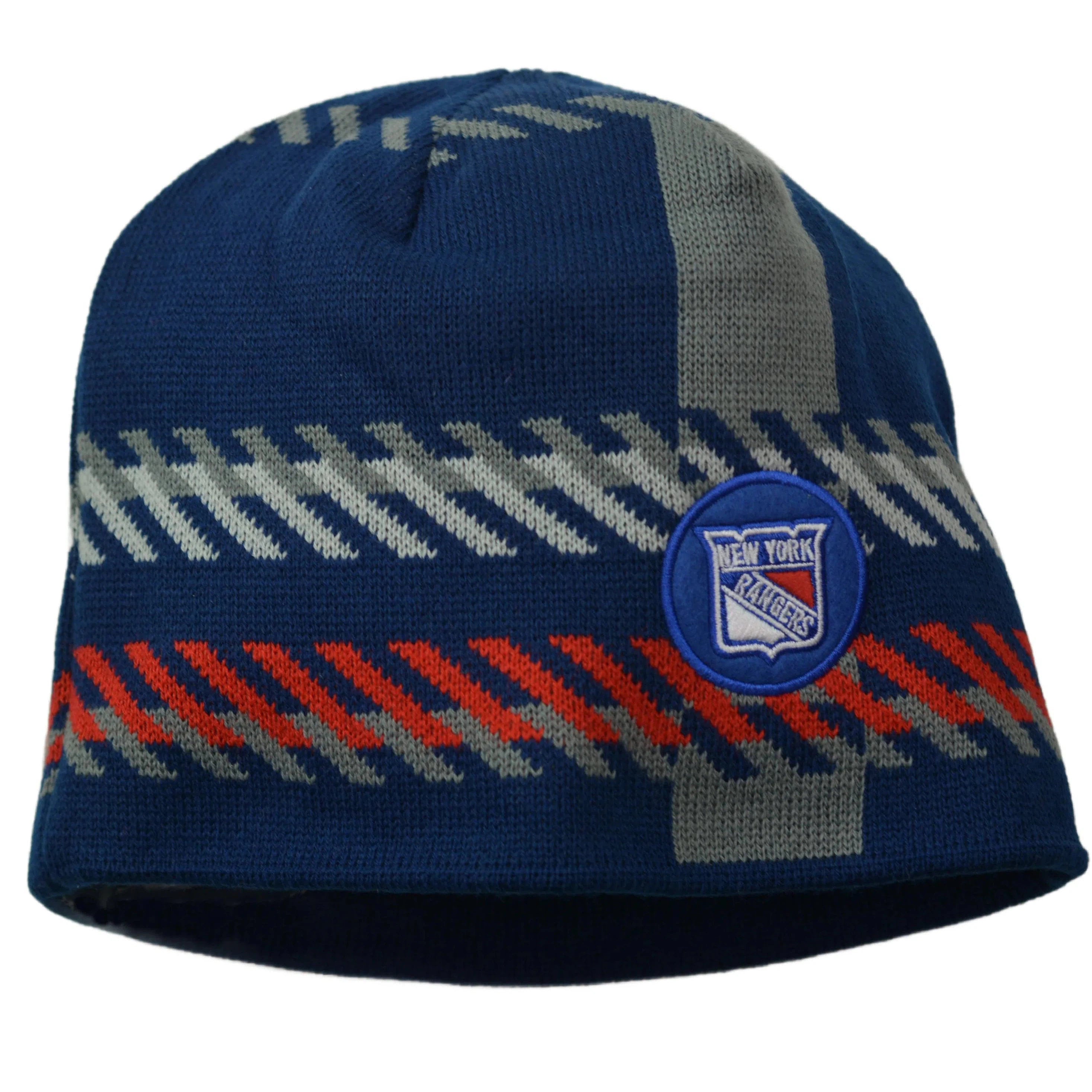 OTH New York Rangers NHL Old Time Hockey Team Knit Beanie Un-cuffed Winter Hat