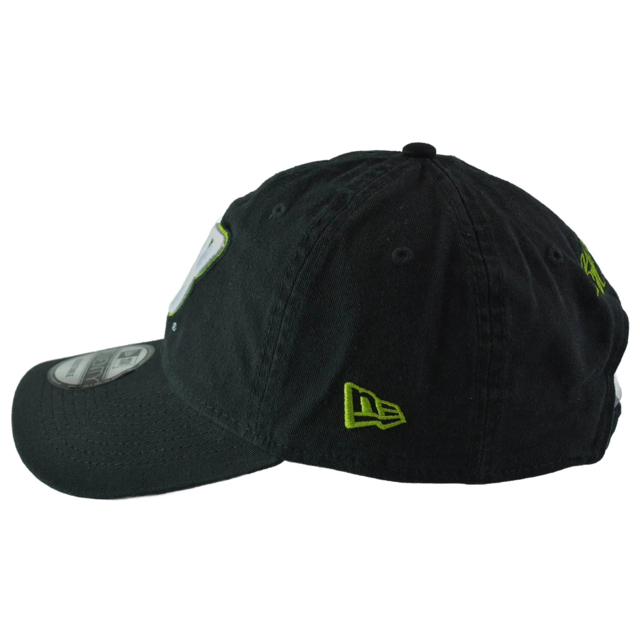 Kyle Busch #18 New Era NASCAR Driver 9TWENTY Black & Neon Strapback Adjustable Hat