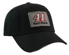 Kurt Busch #41 Stewart Haas Racing Distressed Patch Dad Hat