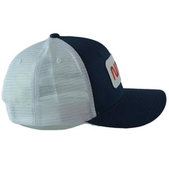 NASA Two Tone Adjustable Mesh Back Snapback Men's Navy Blue & White Hat by Rapid Dominance