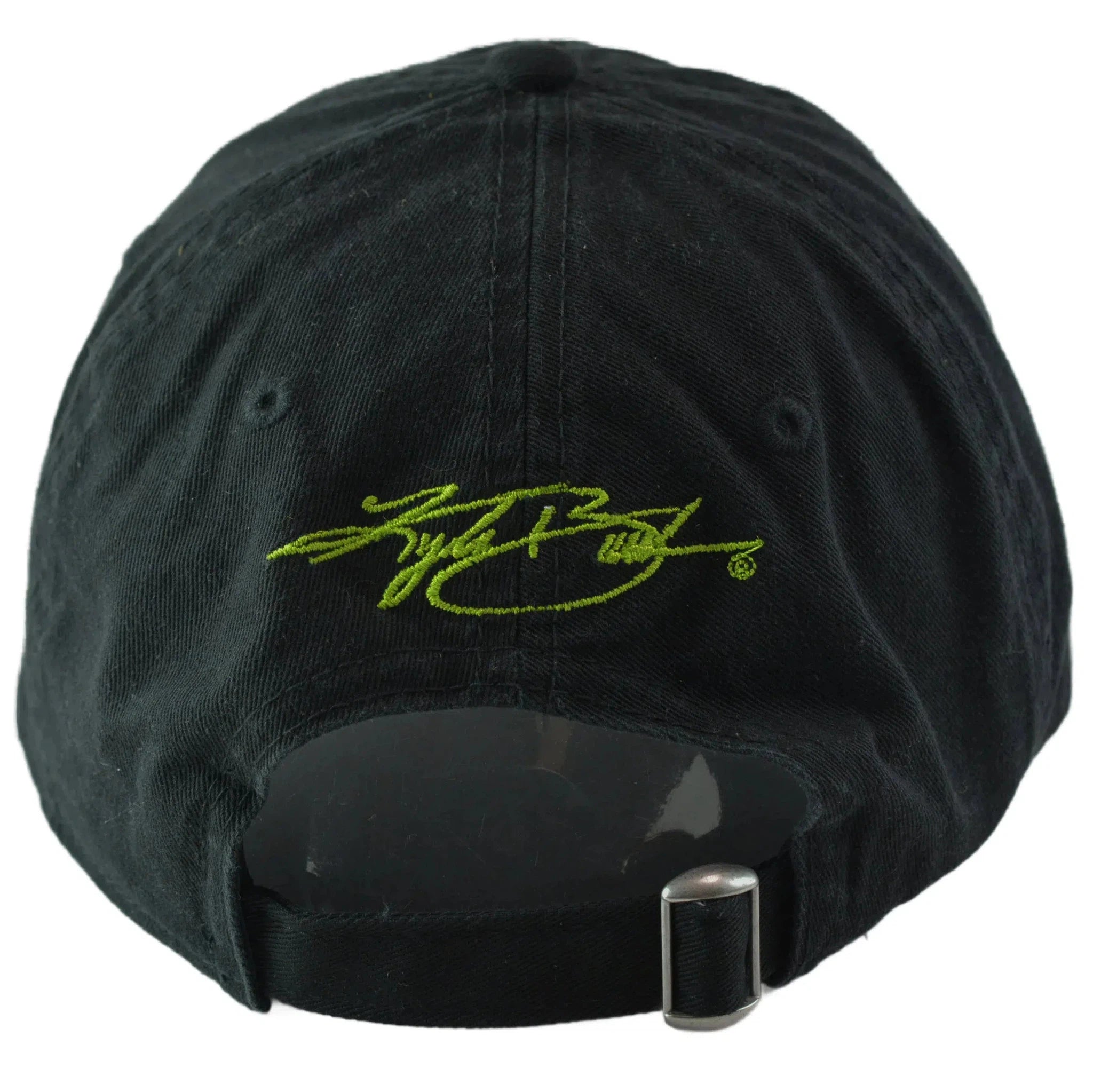 Kyle Busch #18 New Era NASCAR Driver 9TWENTY Black & Neon Strapback Adjustable Hat