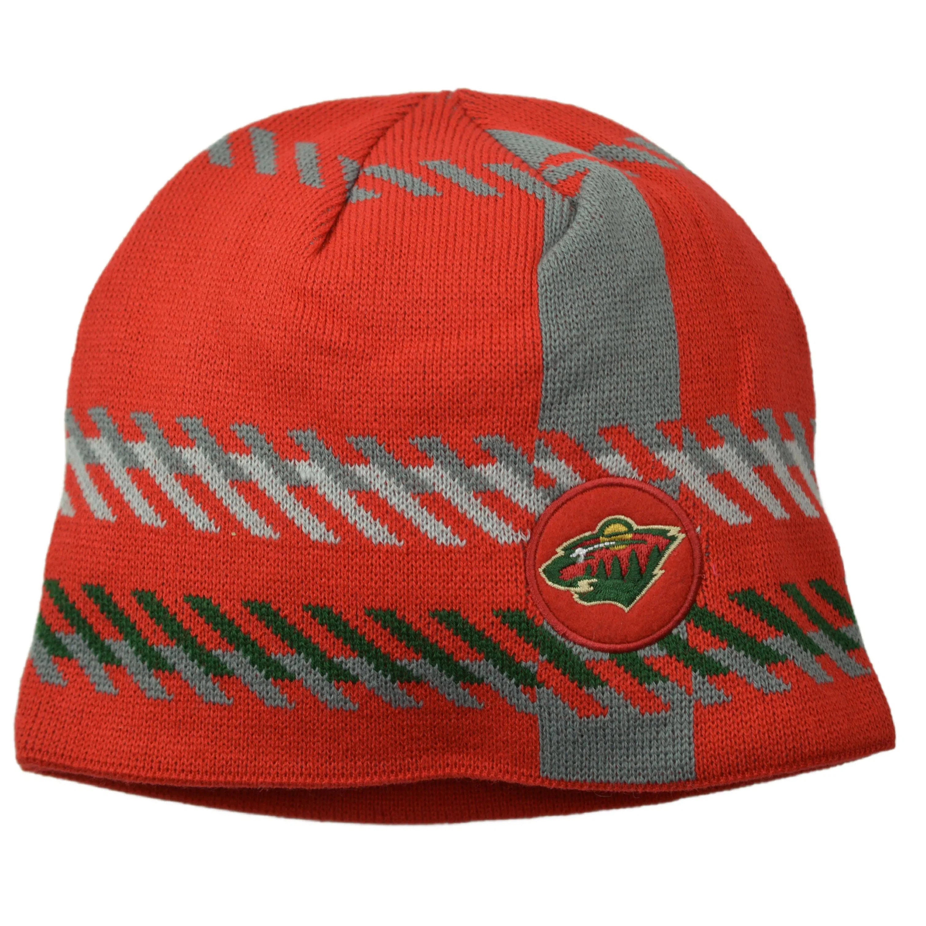 OTH Minnesota Wild NHL Old Time Hockey Team Knit Beanie Un-cuffed Winter Hat