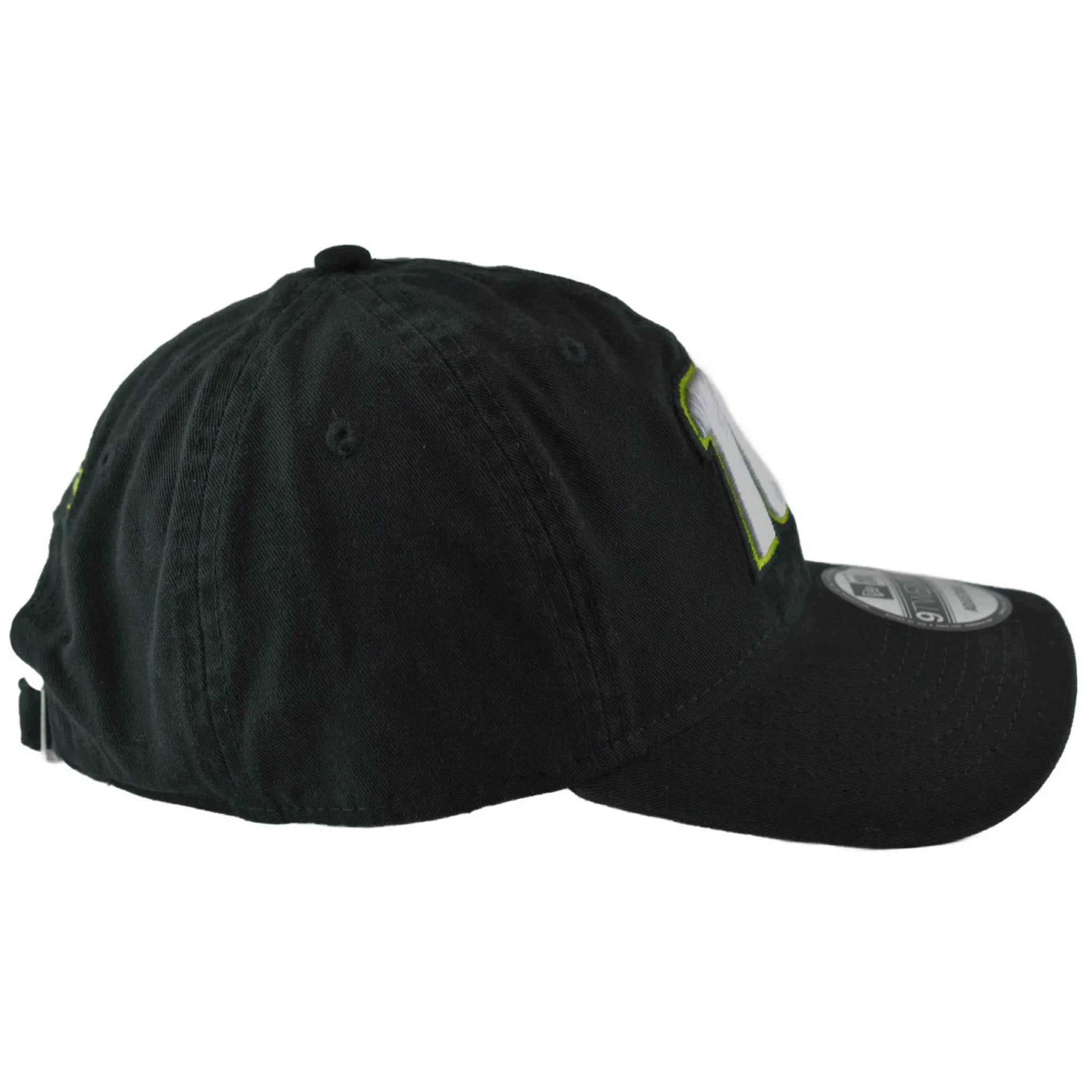 Kyle Busch #18 New Era NASCAR Driver 9TWENTY Black & Neon Strapback Adjustable Hat