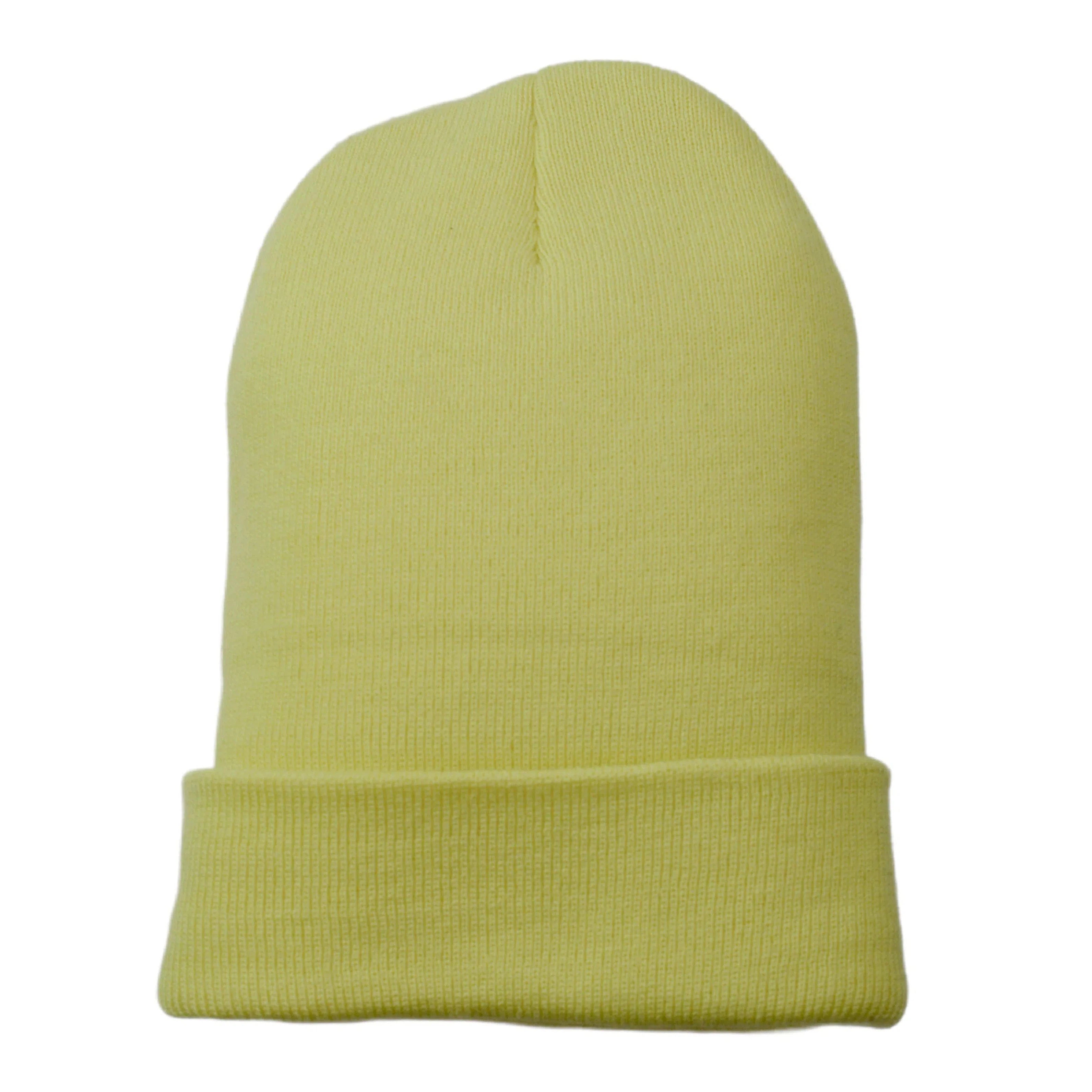 Empyre Drone Canary Yellow Cuffed Knit Watch Cap Winter Hat