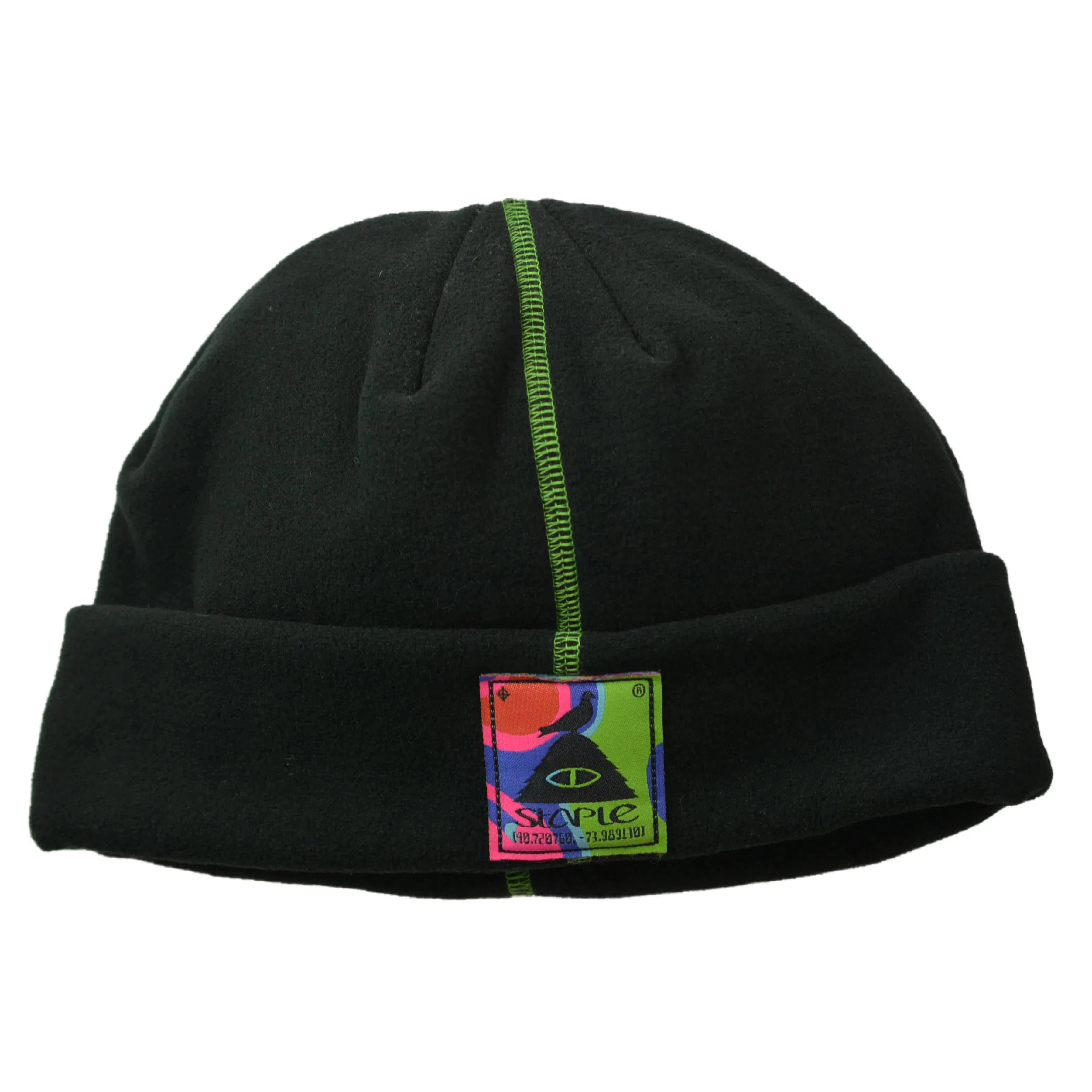 Staple Poler Beanie Polar Fleece Knit Cuffed Watch Cap, Winter Hat