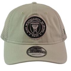 New Era 9TWENTY Inter Miami CF Khaki Meshback Adjustable Hat