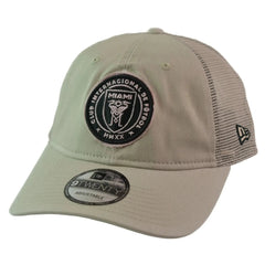 New Era 9TWENTY Inter Miami CF Khaki Meshback Adjustable Hat