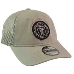 New Era 9TWENTY Inter Miami CF Khaki Meshback Adjustable Hat