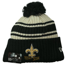 New Orleans Saints New Era NFL Sport Knit Cuffed Winter Hat with Pom