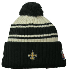 New Orleans Saints New Era NFL Sport Knit Cuffed Winter Hat with Pom