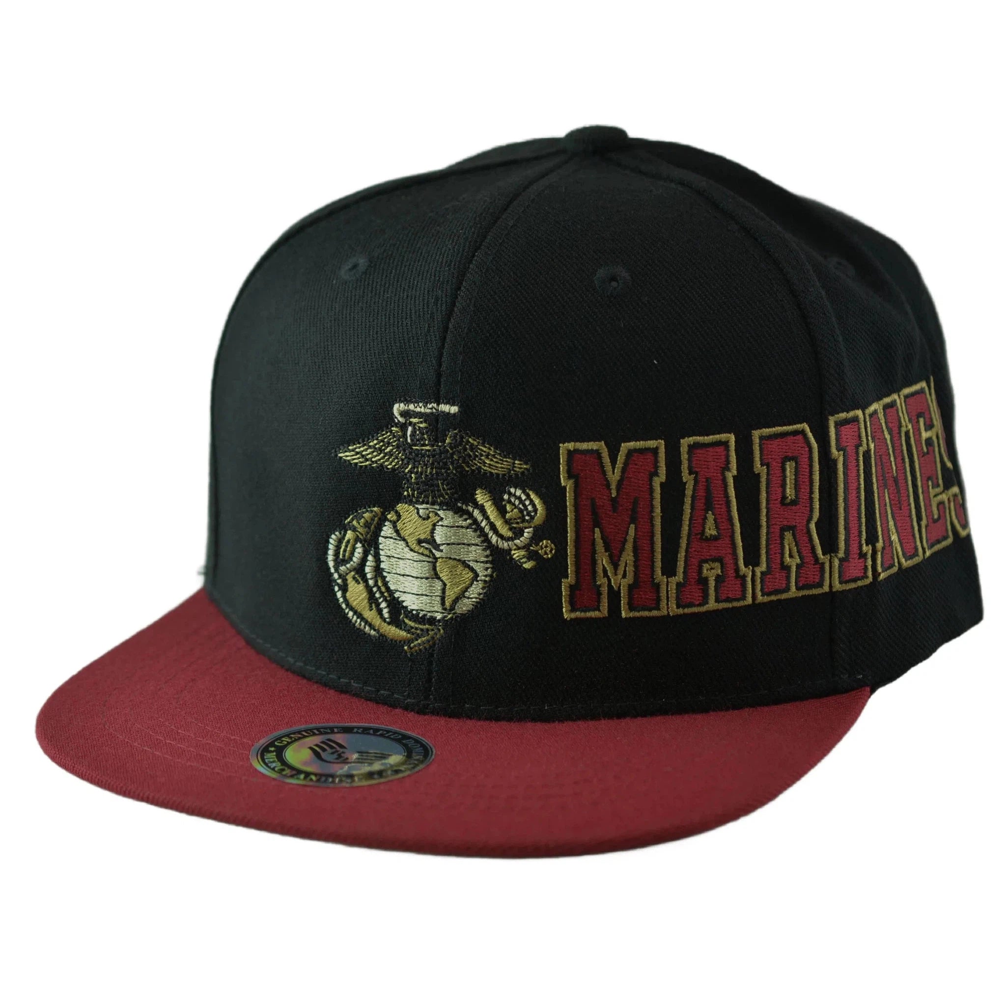 United States Marine Corp D-Day Snapback Military Hat by Rapid Dominance