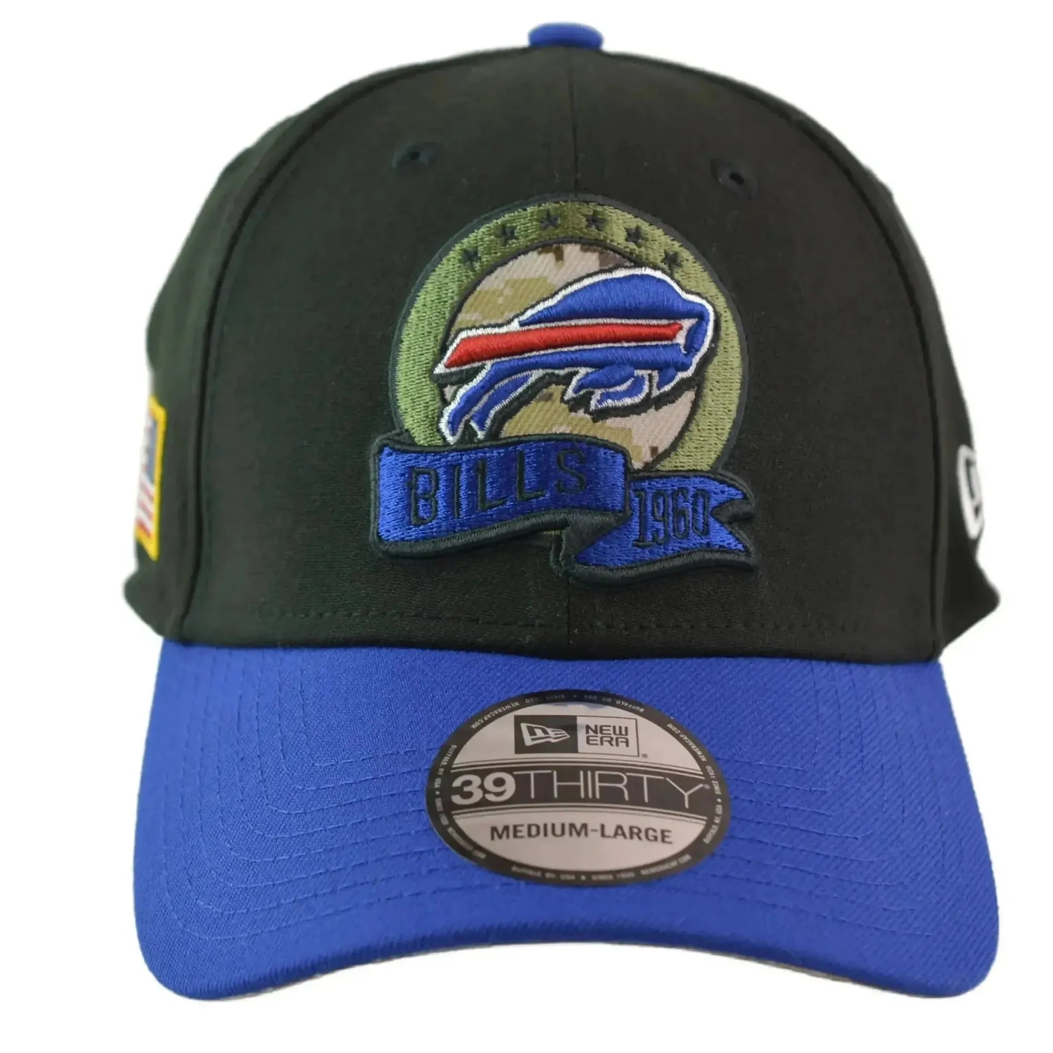 Buffalo Bills New Era Salute to Service 2-Tone Flex Fit Hat by New Era