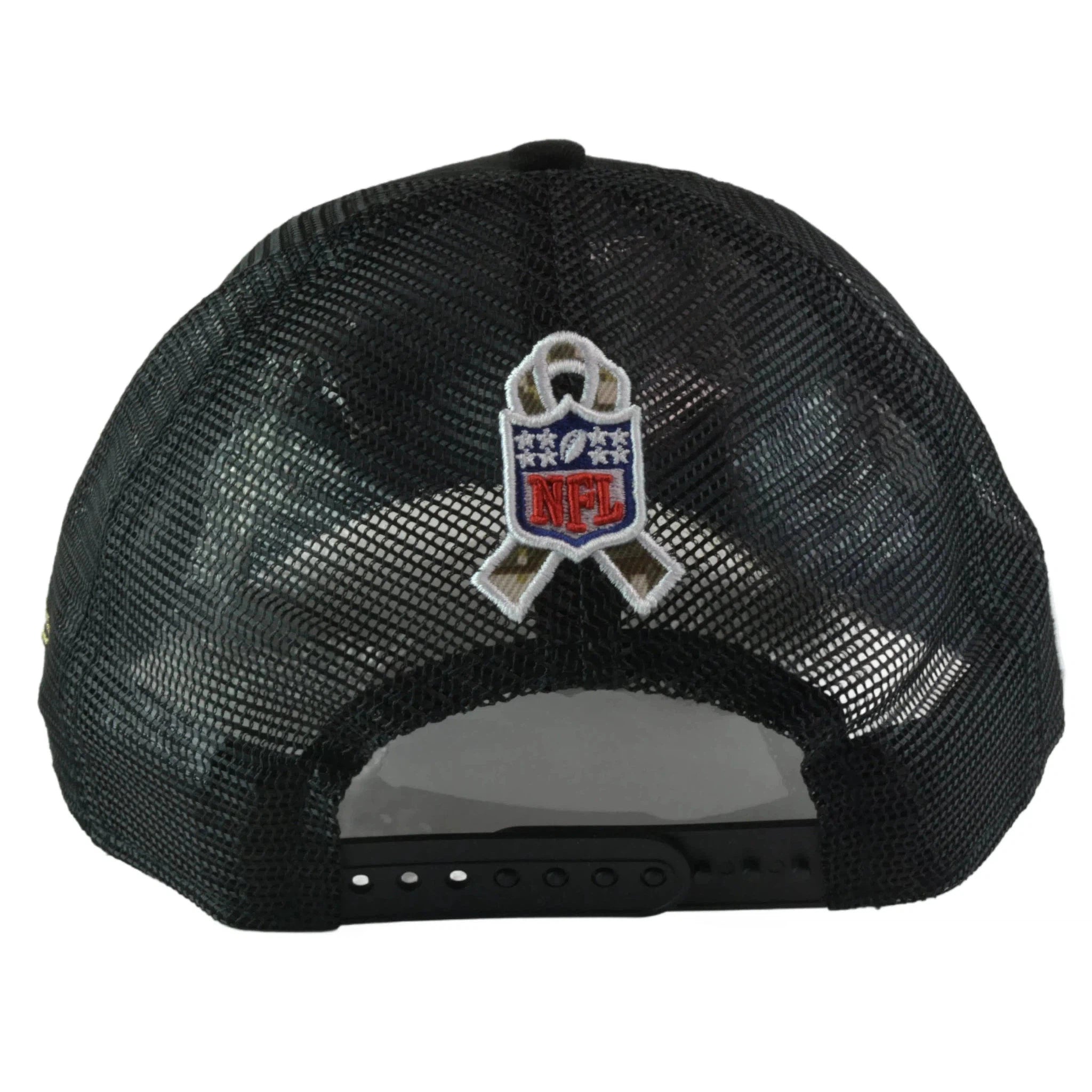 New Orleans Saints New Era 920 Salute To Service Black Mesh Back Adjustable Men's Snapback Hat