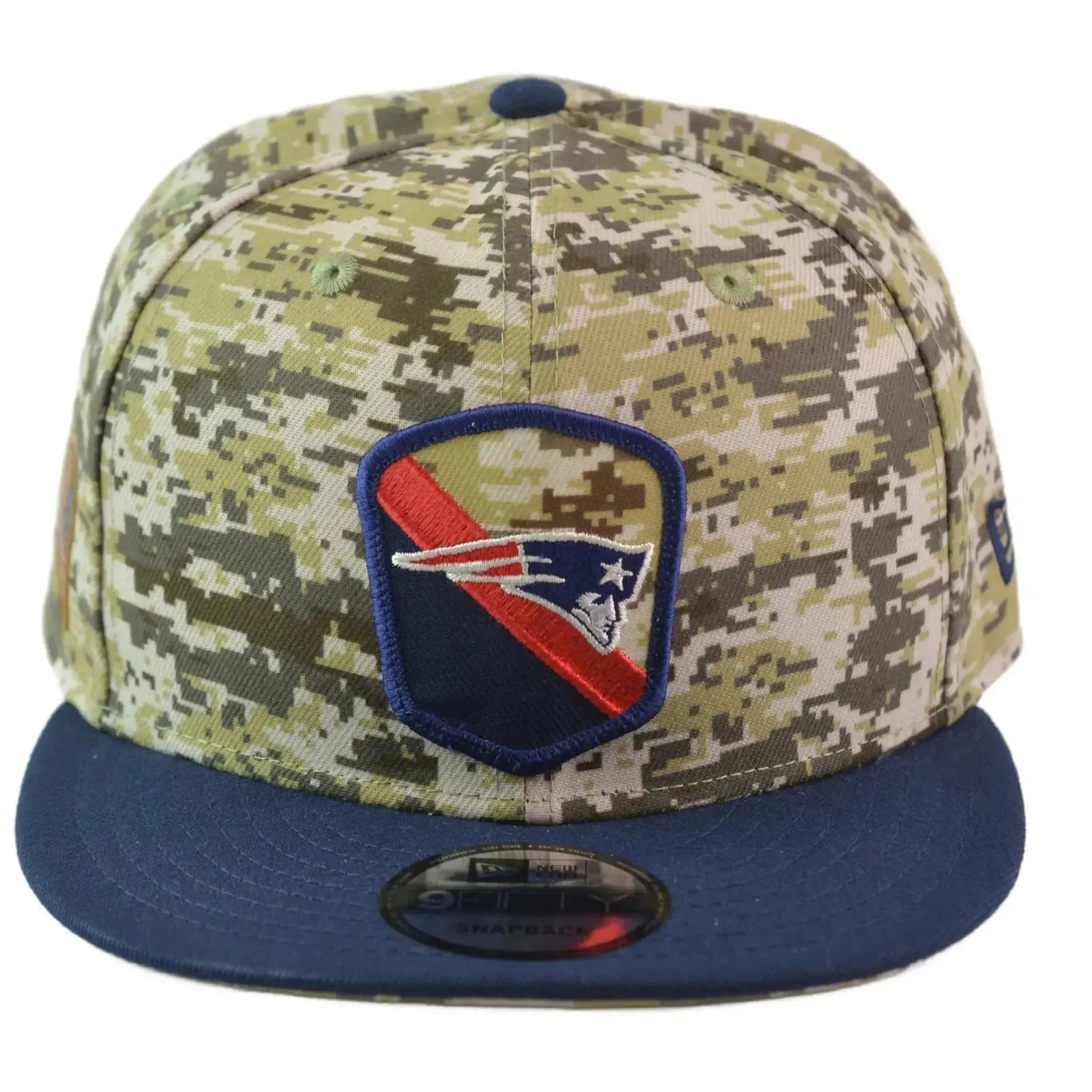 New England Patriots New Era 9FIFTY NFL Salute to Service Camo Snapback Hat