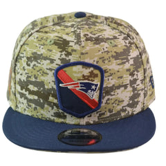 New England Patriots New Era 9FIFTY NFL Salute to Service Camo Snapback Hat
