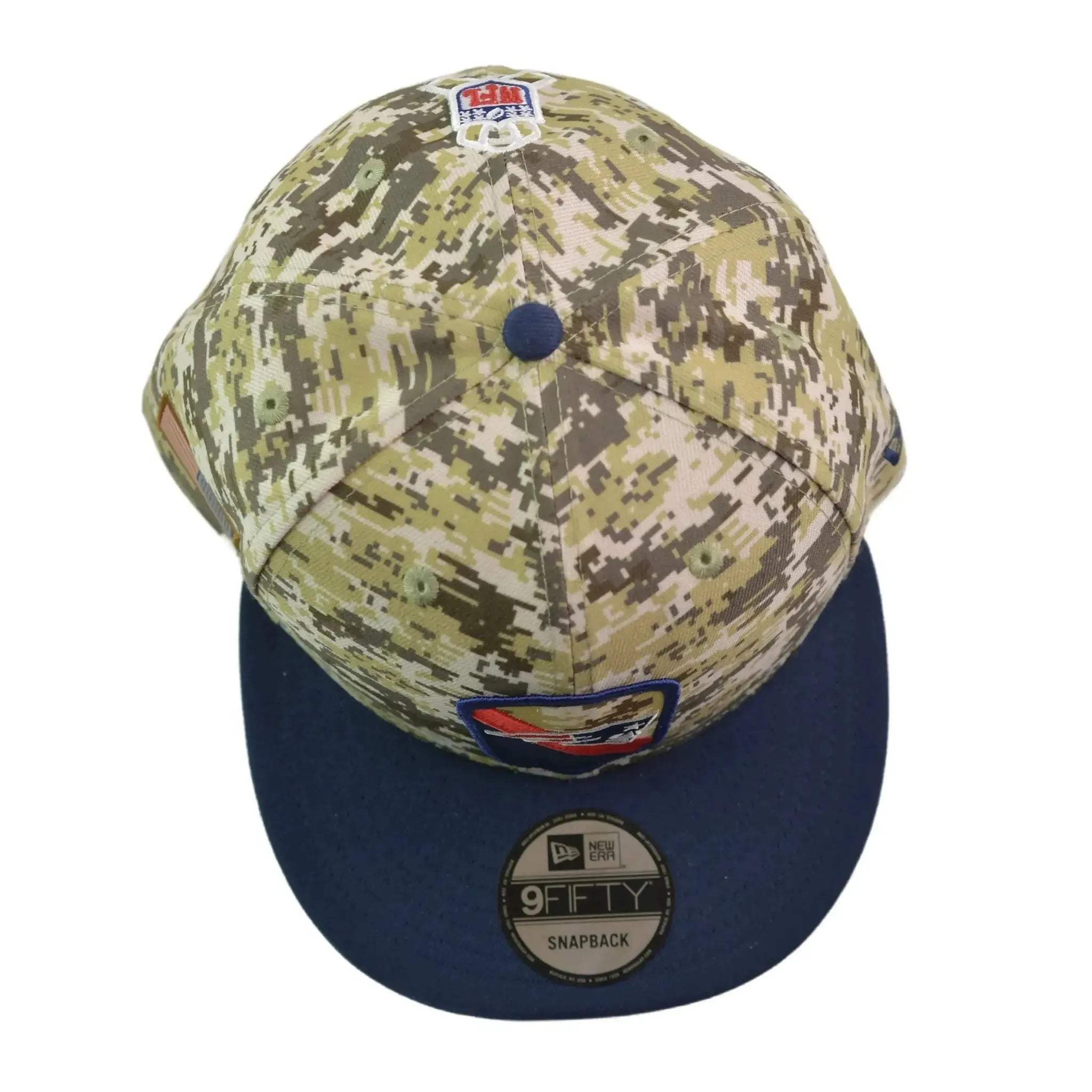 New England Patriots New Era 9FIFTY NFL Salute to Service Camo Snapback Hat