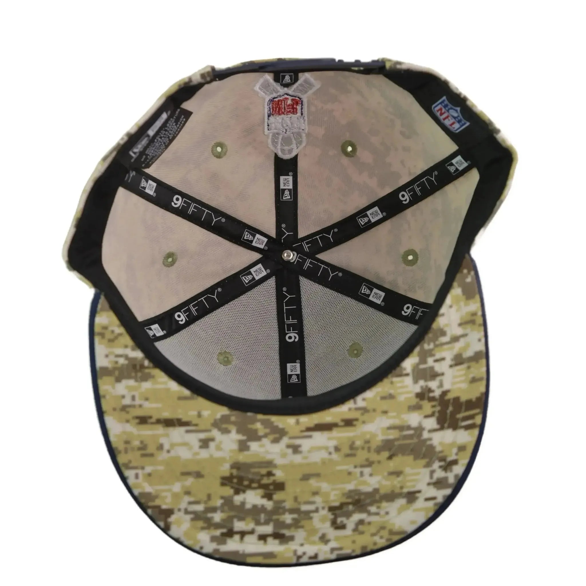 New England Patriots New Era 9FIFTY NFL Salute to Service Camo Snapback Hat