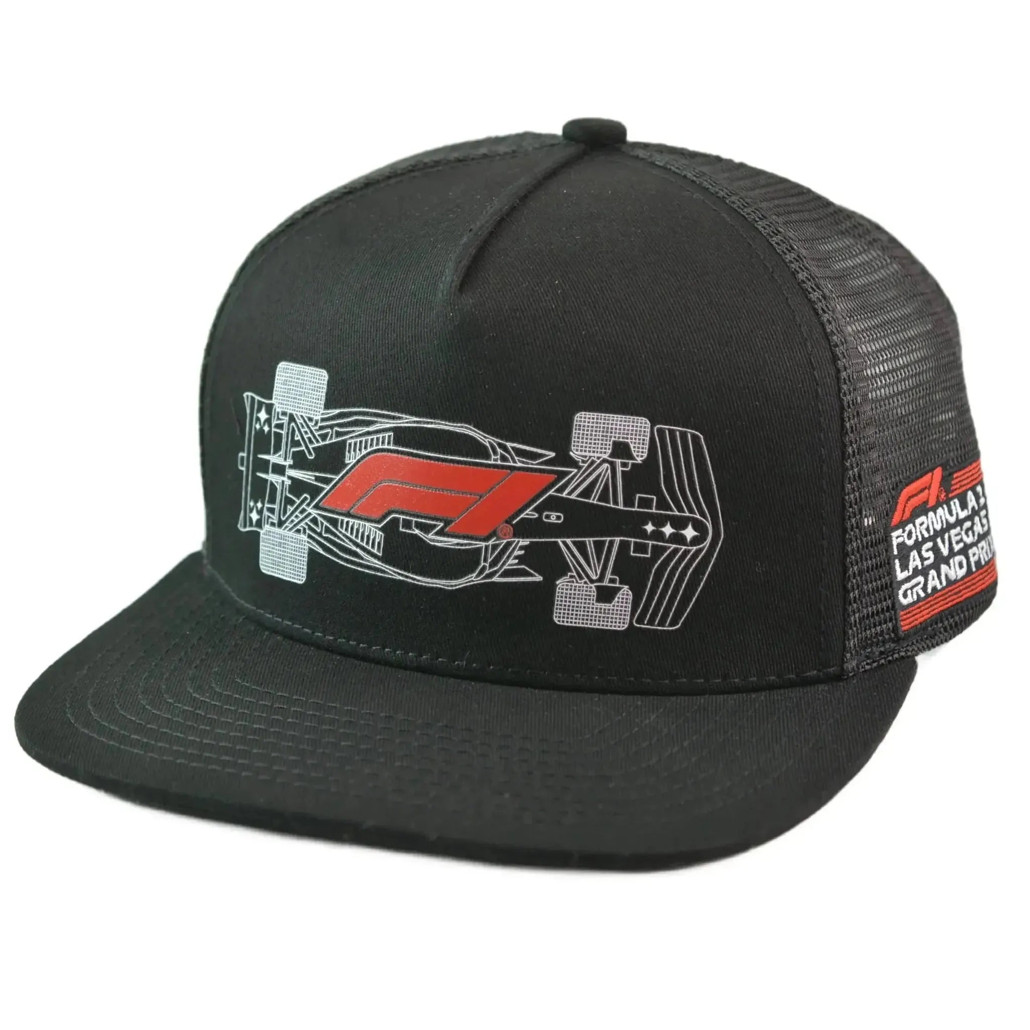 Las Vegas F1 Grand Prix Trucker Hat – Black Formula One Cap