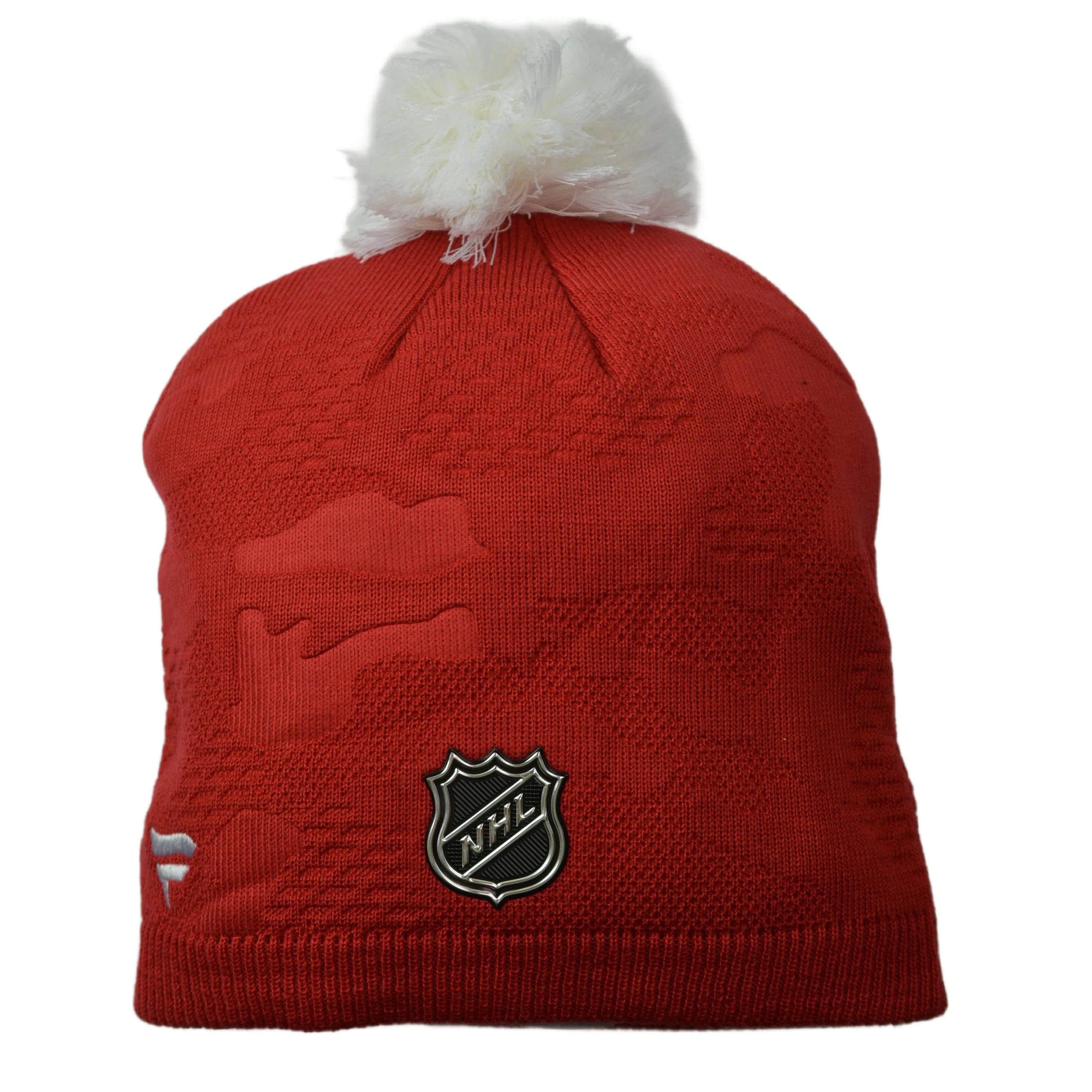 Detroit Red Wings Women's NHL Pro Team Locker Room Knit Beanie Pom Winter Hat