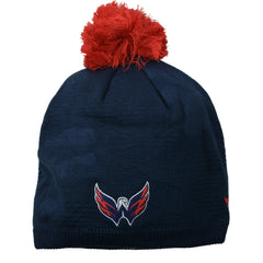 Washington Capitals Women's NHL Pro Team Locker Room Knit Beanie Pom Winter Hat