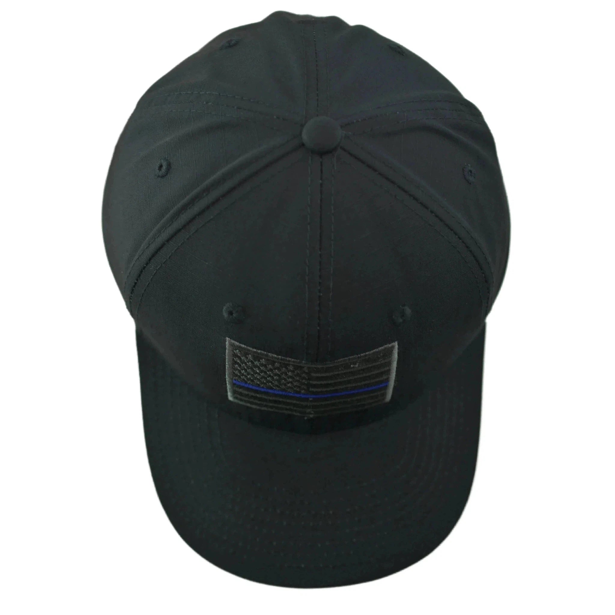 Thin Blue Line Flag Relaxed Fit Support Police Ripstop Tactical Hat by Rapid Dominance