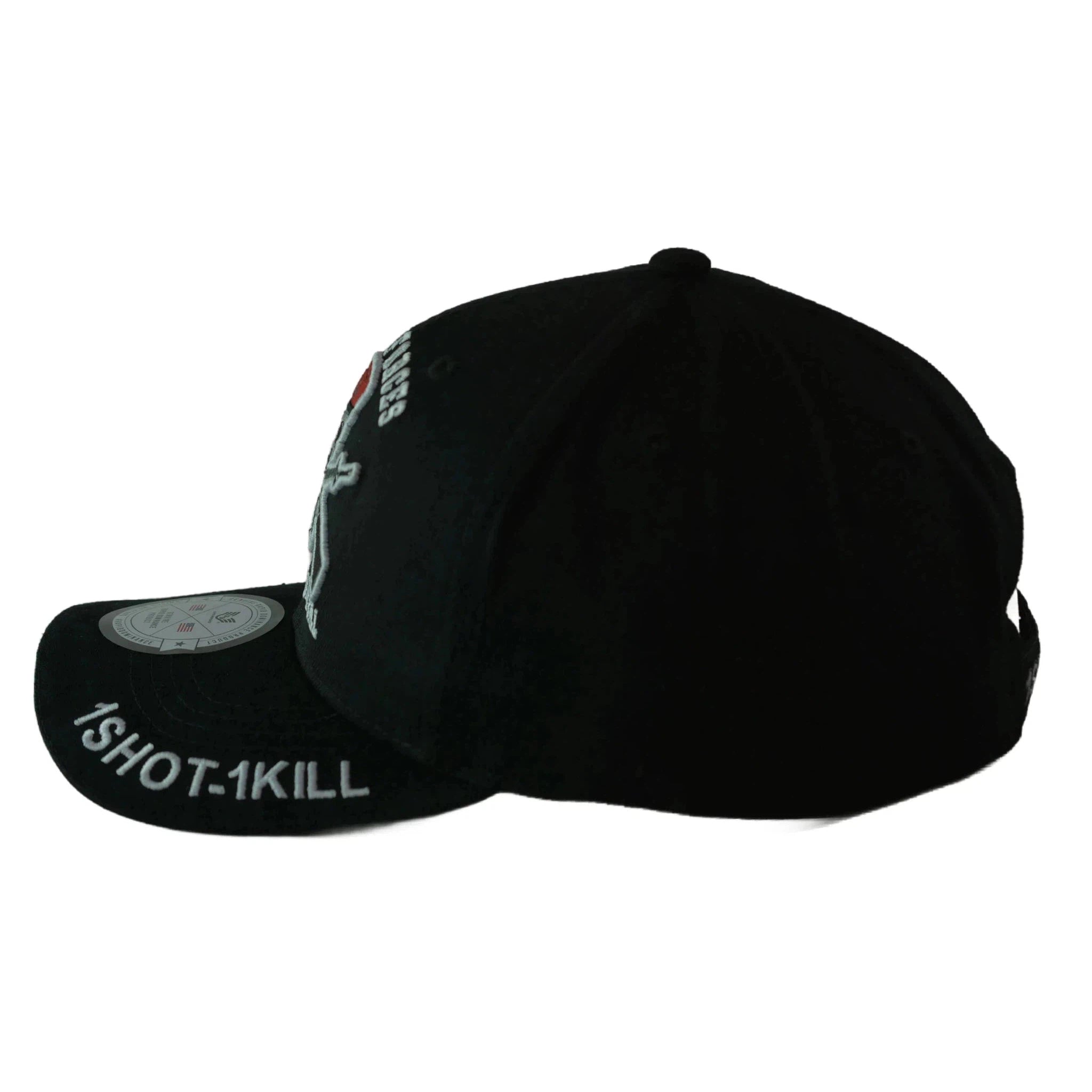 Special Forces Skeleton "One Shot-One Kill" Men's Military Adjustable Hat by Rapid Dominance