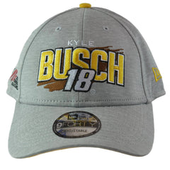 Kyle Busch #18 Joe Gibbs Racing New Era Driver 9FORTY Adjustable Hat